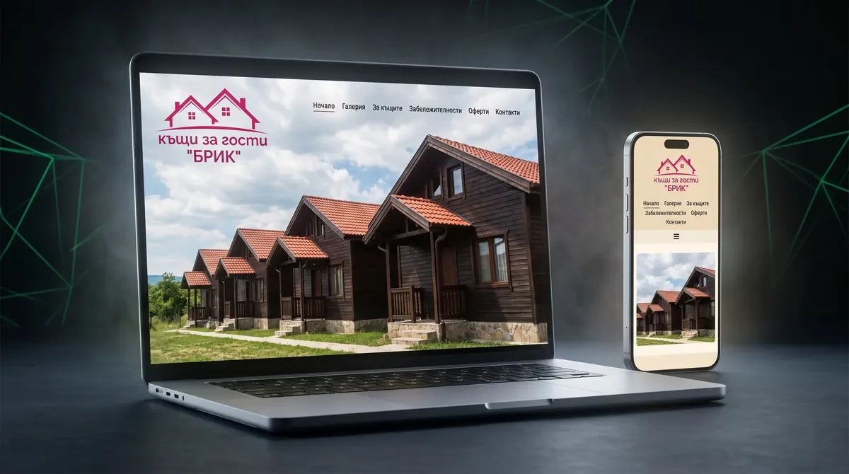 BRIK Guest Houses mockup